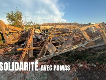 Solidarité avec les habitants de Pomas